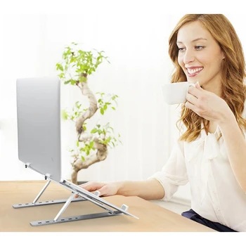 

Portable Laptop Stand Foldable Support Notebook Base Stand Holder for Macbook Pro Air Lapdesk Computer Cooling Pad Cooler Riser