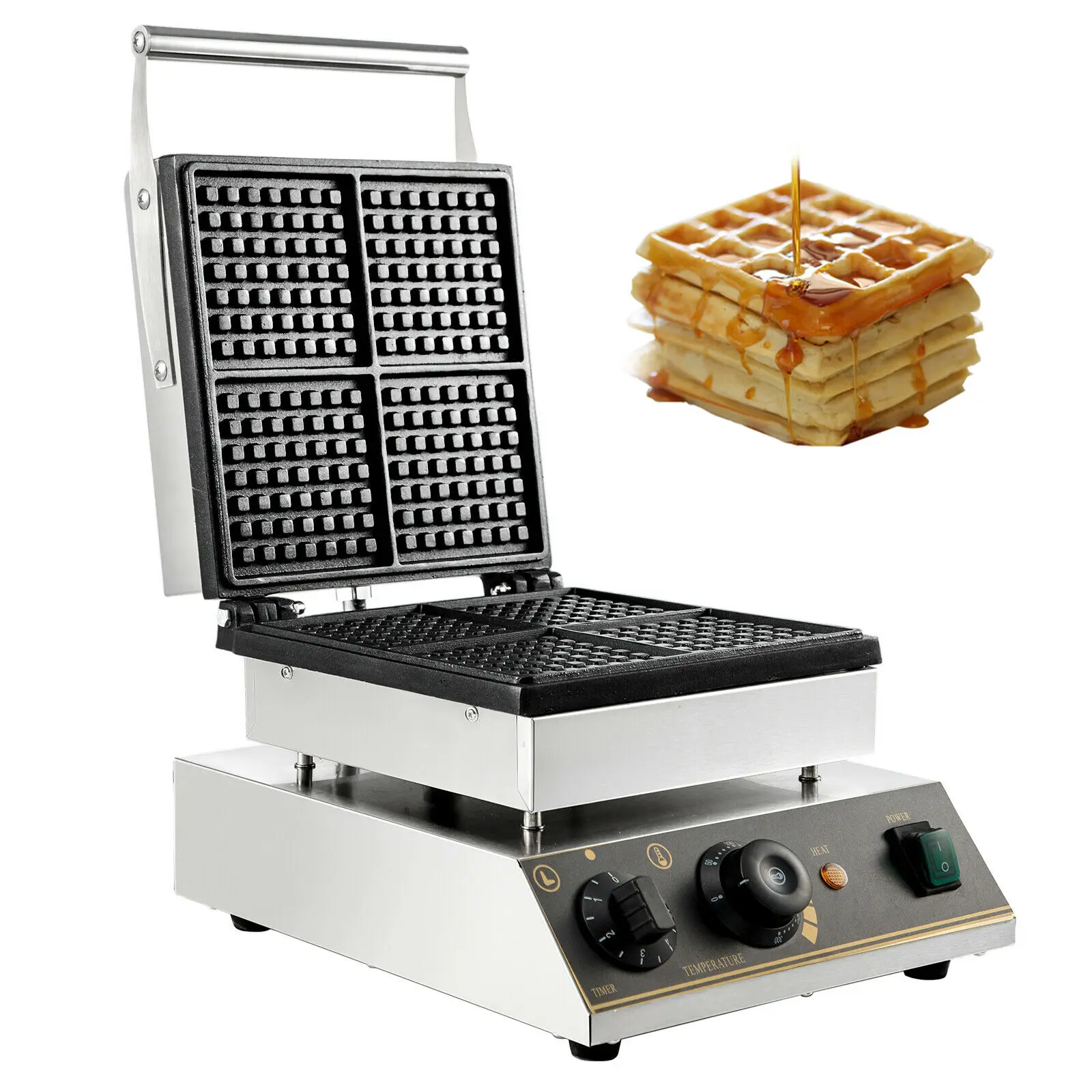 Waffle Makers Making Machine Electric Egg Waffle Maker Reversible Pans  gofrera Toaster Kitchen Home Appliance - AliExpress