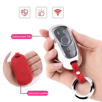 

Cover Key Fob Case Protector Galvanized Alloy for OPEL Astra Buick ENCORE ENVISION NEW LACROSSE Rings Protect Shell Car Styling