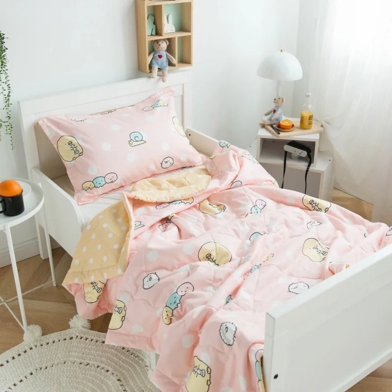Новое Детское высококачественное детское Хлопковое одеяло с нежным рисунком, детская кроватка для новорожденных, комплект
