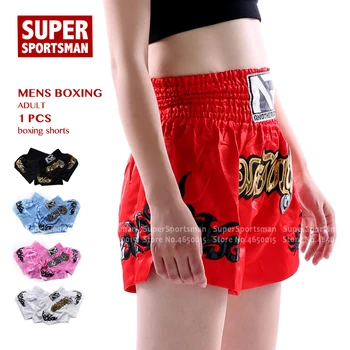 

Men Women Kick Boxing MMA Fight Grappling Shorts Kids Boy Girl Muay Thai Kickboxing Pants Children Sanda Fitness Training Trunks