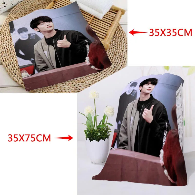 35x35 см, 35x75 см полотенца на заказ KPOP SF9 печатные квадратные полотенца микрофибра Абсорбирующая сушка банные полотенца мочалка - Цвет: 10