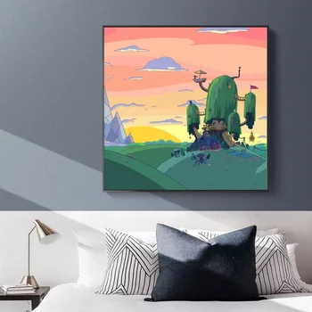 

Adventure Time Jake Poster silk Poster Wall Pictures for Living Room Dropshipping