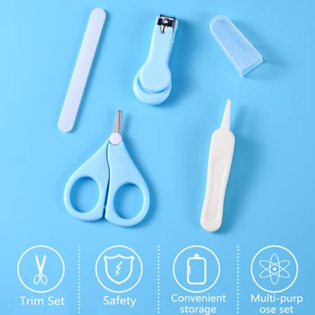 

Multicolor Baby Nail Clipper Set Of 4 Baby Safety Nail Clippers Baby Nail File Combination Set 2020