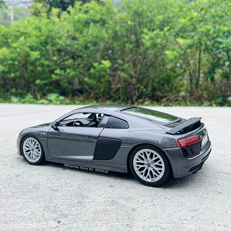 マイスト 1/18 Audi R8 V10 Plus(シルバー)カスタム KENGFai (ケンファイ) 1/18 アウディ 2021 R8 クーペ シルバー