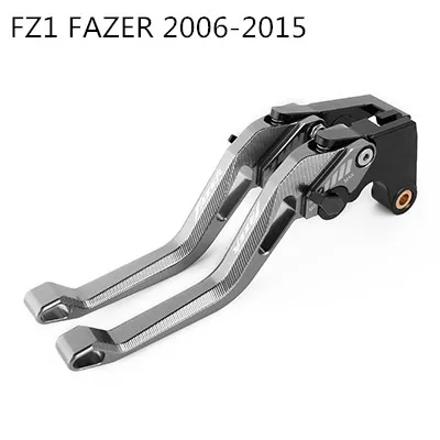 Мотоцикла с ЧПУ тормоза рычаги сцепления для YAMAHA FZ1 FAZER 2001- FZ6 FAZER 2004-2010 - Цвет: FZ1 FAZER 06-15 Ti