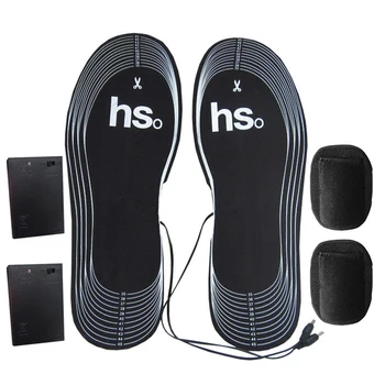 

Cuttable Carbon Fiber Battery Powered Warm Solid Women Men Insole Electric Heating Outdoor Winter Health Pads Gift 50 Degree