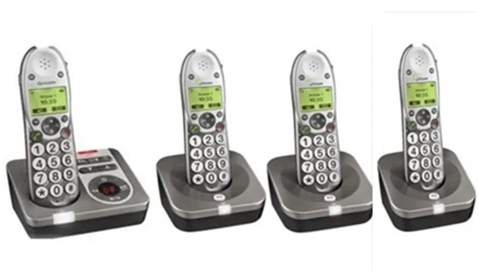 Цифровой беспроводной телефон с автоматическим ответом и диктофоном, межтелефонным звонком и быстрым циферблатом, подсветкой ЖК Беспроводной Handfree home