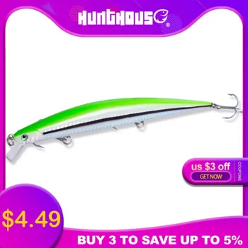 

Hunthouse fishing lure tide slim minnow floating 148mm 22.8g isca sea bass wobblers hard bait leurre brochet ocean beach fish