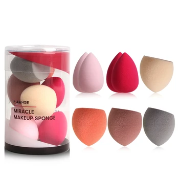 

8 pcs Makeup Sponge Concealer Foundation Cream Powder Cosmetic Puff Water Drop Bevel Sponge Make Up Tool