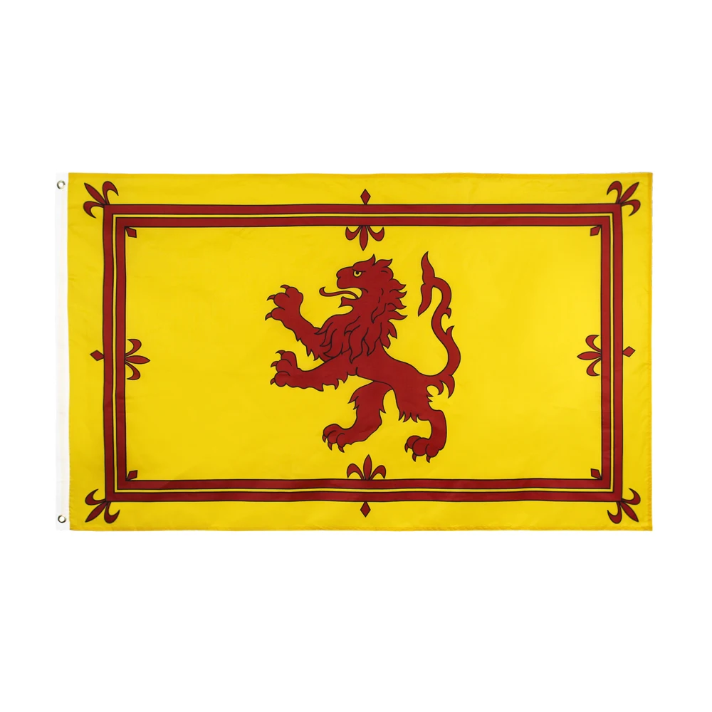 Johnin Hanging 90 X150Cm Royal Lion Ramping Scozia Flag