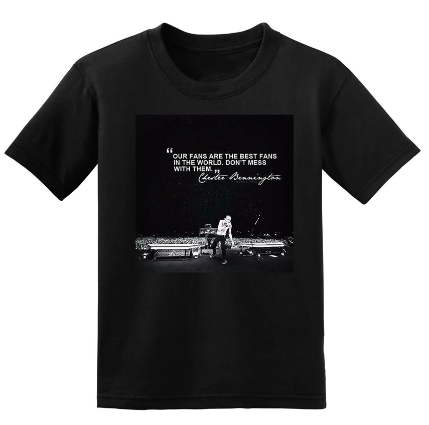 

Linkin Park,Chester Bennington Our Fans Black T-Shirt Buy 2 Tees, Get 1 Loose Size Top Ajax Tee Shirt