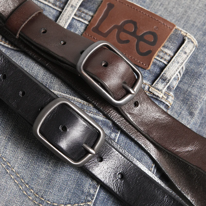 Мужской ремень LANSPACE из натуральной кожи повседневные ремни 3 2 | Аксессуары для