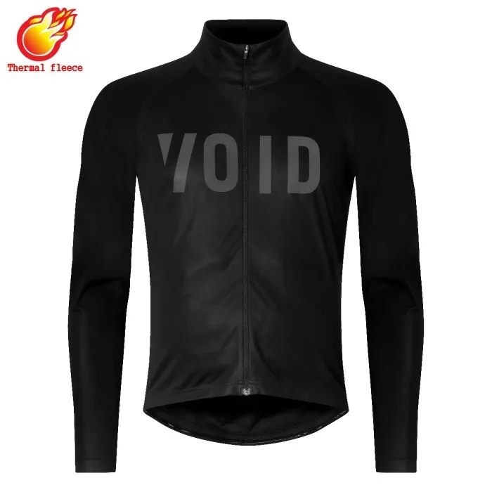 7 Void зима термальный флис длинный рукав Джерси Ropa ciclismo invierno polar Открытый Дорожный велосипед одежда Camisa bicicleta - Цвет: 7