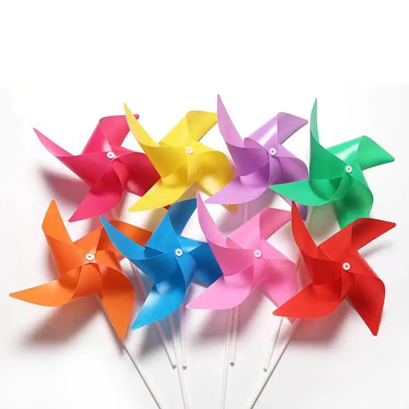 50 шт./лот DIY Pinwheels мини ветряные мельницы для детей игрушки вечерние наполнители для садовых лужаек украшения