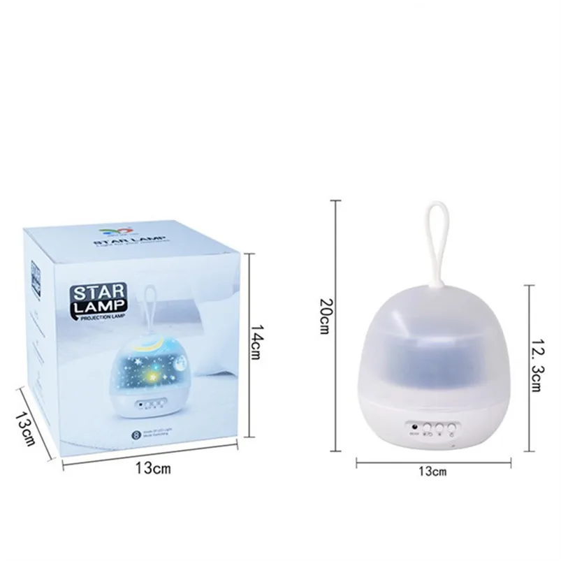 Star Projector Night Light for Kids 360 Degree Rotating Star Sky Light Projector Lamp LED light source Lamparas 40NOV21
