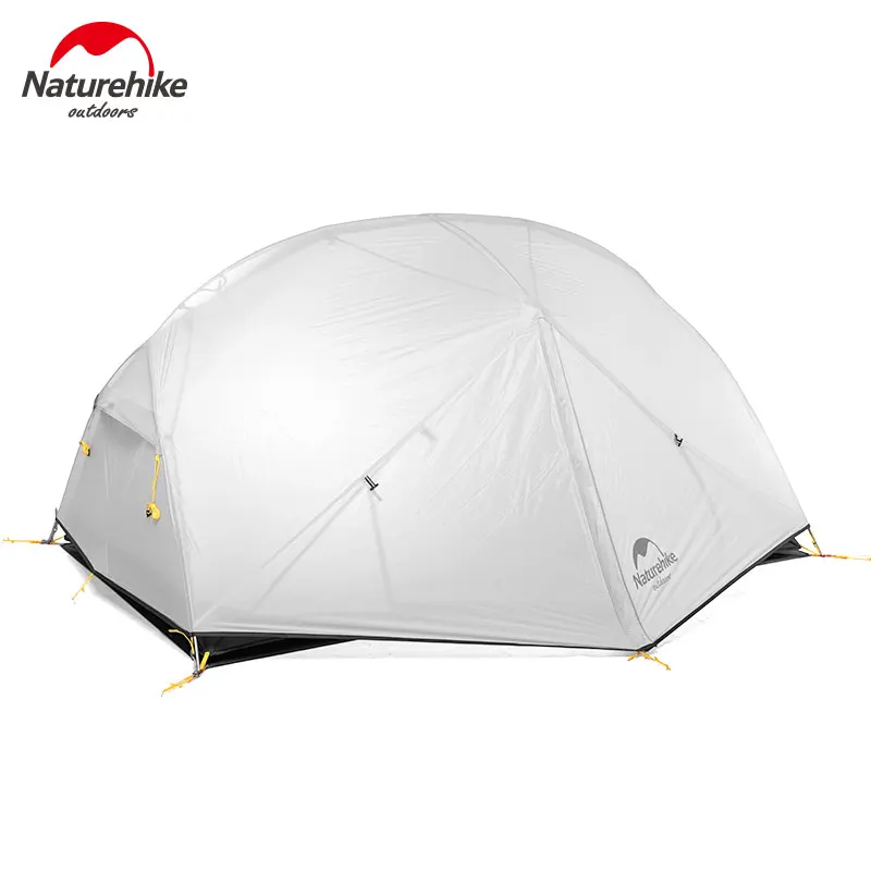 Палатка Naturehike Mongar туристическая Ультралегкая на 2 человек 20D двухслойная