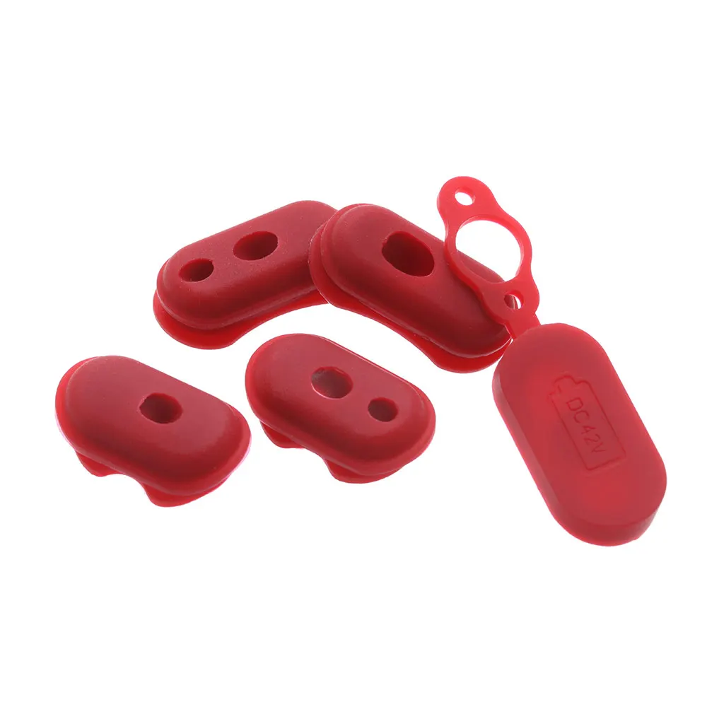 Scooter Accessories 4/5pcs New Rubber Charge Port Cover Rubber Plug for XIAOMI M365 Electric Scooter Parts Skateboard Accessories Outdoor Tool scooter accessories