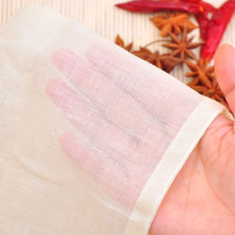 Cleaner Filter Bag Reusable Recyclable Cooking Milk Cheese Mesh Drawstring