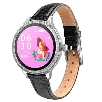 

M8 fashion smart bracelet watch ladies high-end metal texture heart rate blood pressure health monitoring physiological cycle