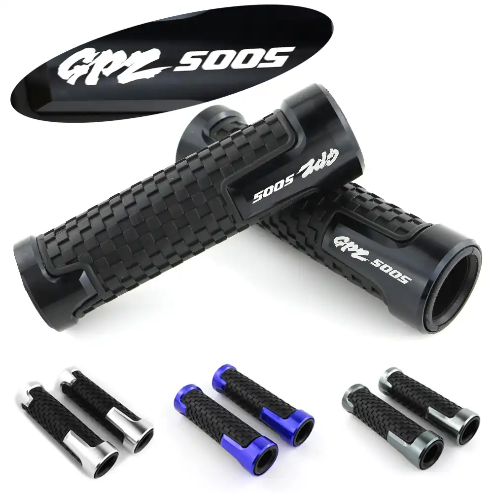 Cnc Aksesuarlari Lastik Yaris Motosiklet Kolu Gidon El Bar Kavrama Icin Kawasaki Gpz 500 S Ex500d E Aliexpress