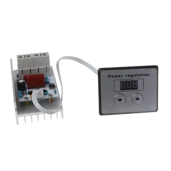 

AC 220V 80A 10000W High Power Digital SCR PWM Motor Speed Controller Voltage Regulator Dimming Control Attemperation Thermoregul