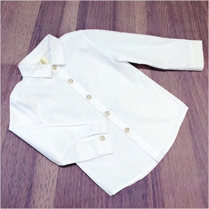 Комплект из 2 предметов для мальчиков, в полоску, белый и черный цвета, торжественные костюмы с платьем на свадьбу, повседневная одежда, комплекты с курткой, облегающий наряд - Цвет: White shirt