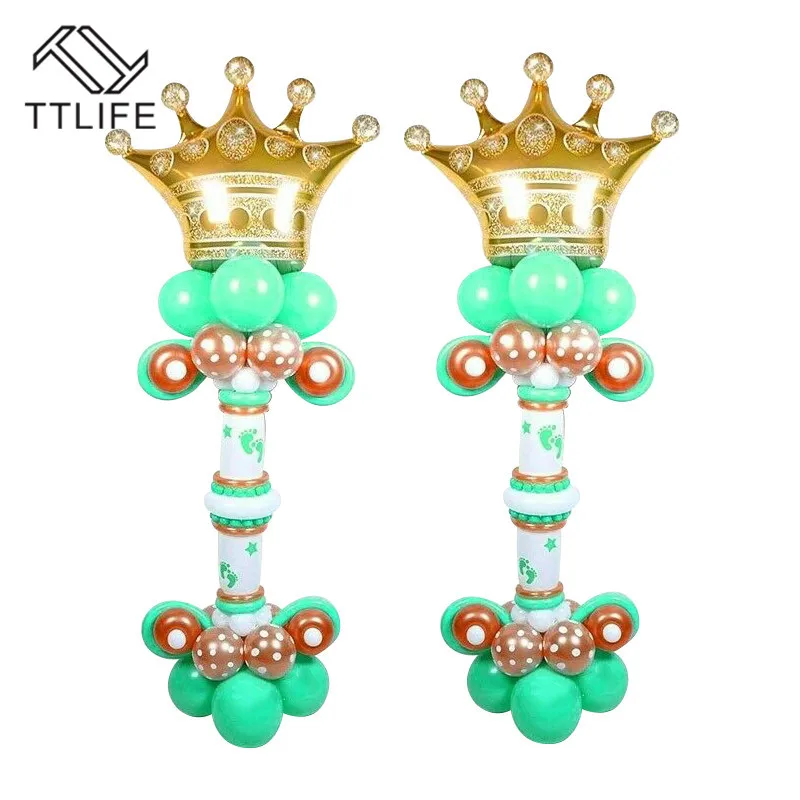  TTLIFE Plastic Balloon Arch Column Stand with Base Kits Wedding Birthday Party Decor Ballons Decora