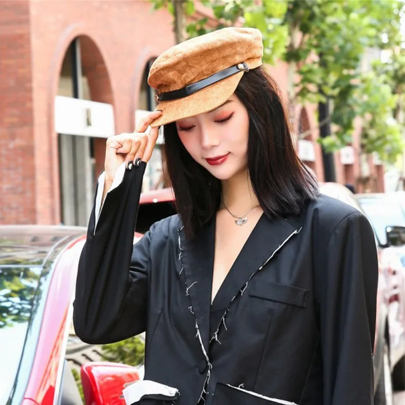 

Female Winter Wool Cap Girl Button Sport Cap Women Sun Visor Hat Fall Running High Quality Caps ZY01