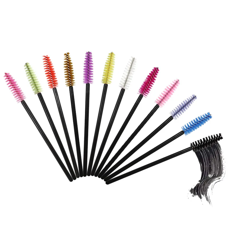 Eyelash brush Extension 5/50pcs Disposable Eye lashes Make Up Brushes Eyebrow Mascara Wand Applicator flexible can bent