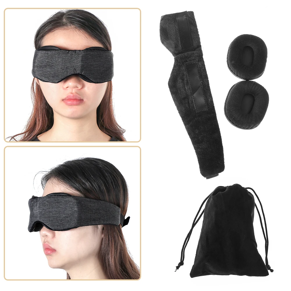 Adjustable 3D Breathable Sleeping Mask Eyes Bandage Cover Modular Blanket Modular Blindfold Bandana Eyepatch Night Mask
