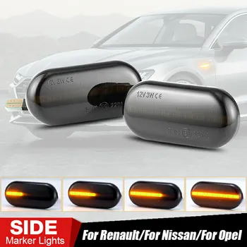

2PCS Led Dynamic Side Marker Turn Signal Light Sequential Blinker Light For Renault For Opel For Mercedes-benz Smart For Dacia