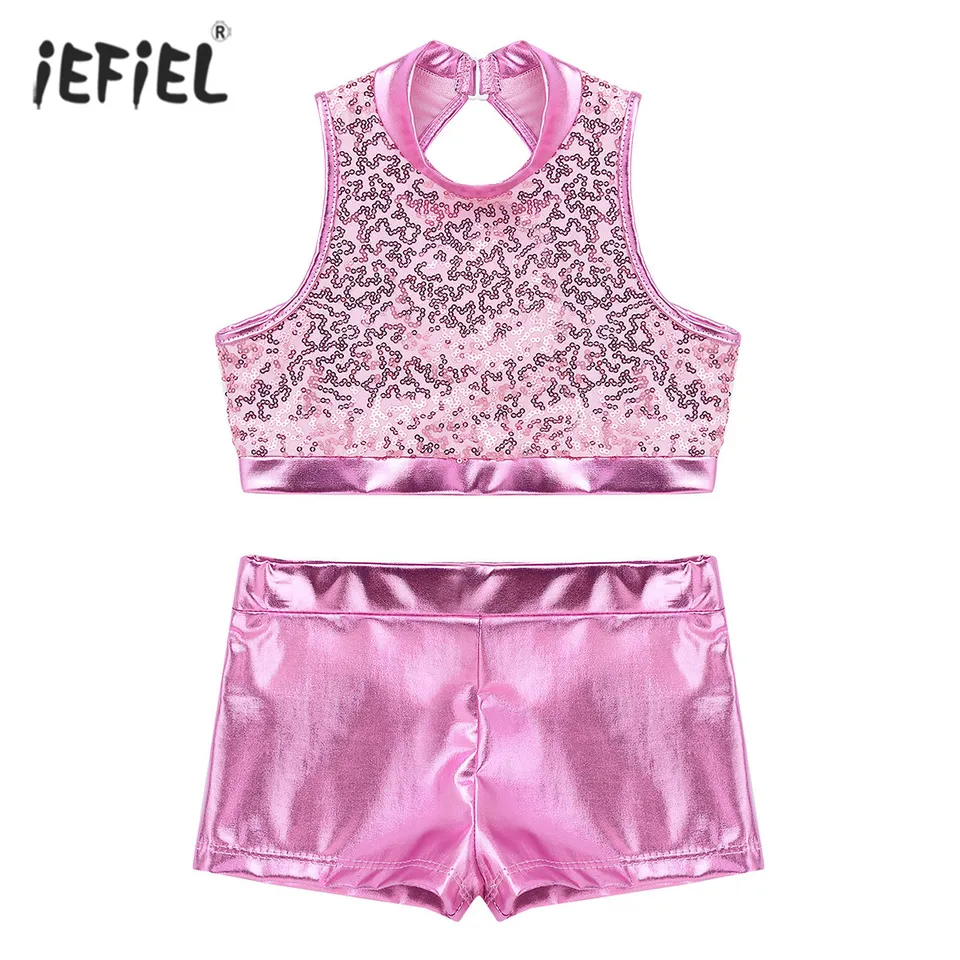 Casual pailletten, glitterkostuum, party, carnaval, jurk, mouwloos vest, top, zilver, 4-5 Jaar Casual pailletten, glitterkostuum, party, carnaval, jurk, mouwloos vest, top, zilver, 4-5 Jaar