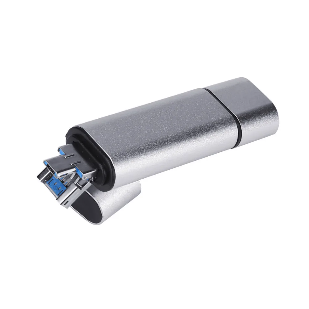 USB-A/C Micro3-в-1 Тип-C OTG USB Интерфейс компьютер SD/TF Card Reader 8,13