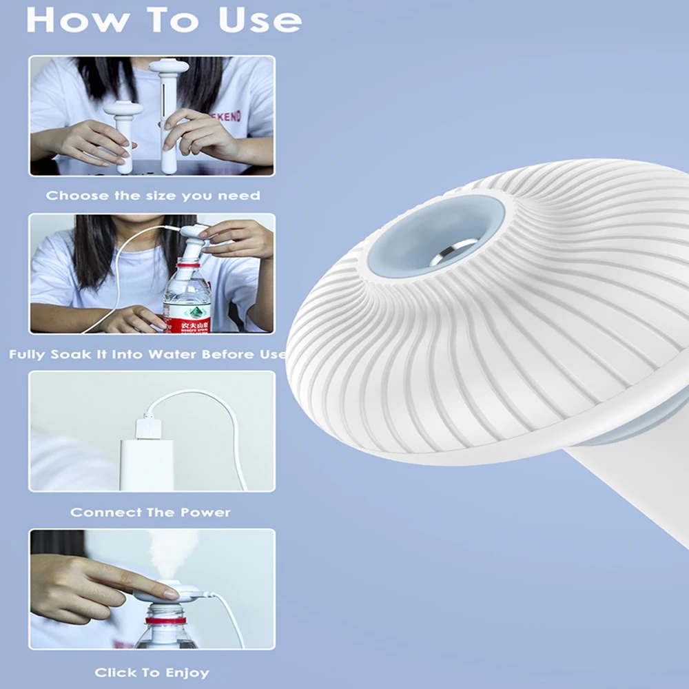 USB портативный увлажнитель воздуха пончик бутылка Арома диффузор тумана для Дома