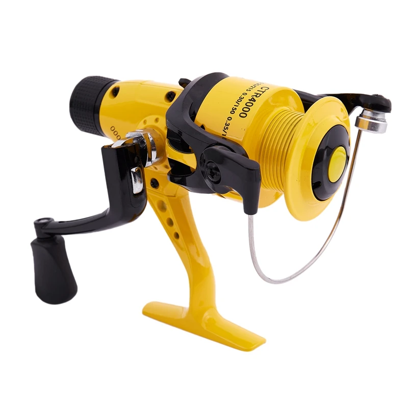 CTR4000 ELOS-YUMOSHI 12BB Fishing Reel 5.5:1 Foldable Arm Rocker Spinning Reel Lightweight Rear Drag Spool Fish Spinning Wheels - Цвет: CTR4000