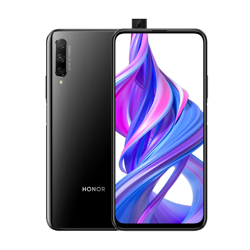 Google Play Honor 9X Pro, 8 ГБ ОЗУ, 256 Гб ПЗУ, Восьмиядерный процессор Kirin 810, 4000 мА/ч, LiquidCool, задний, 48 МП, всплывающий, передний, 16 Мп, 6,59 дюйма - Цвет: Black