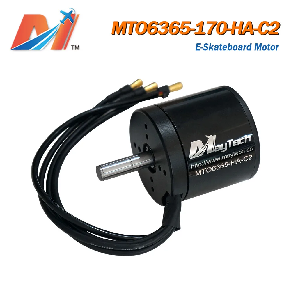 

Maytech wireless electric skateboard 6365 170KV new motor with black closed cover