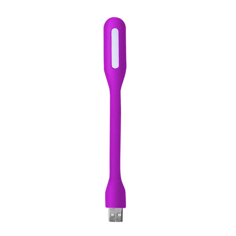 purple Супер Яркий USB светодиодный фонарь для портативного компьютера, ПК, ноутбука, настольного чтения, Usb клавиатура, USB светодиодный светильник - Испускаемый цвет: purple
