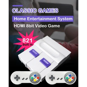 

Super Mini Wireless Retro Video Game Console Built-in 821 Games Controller R9CB