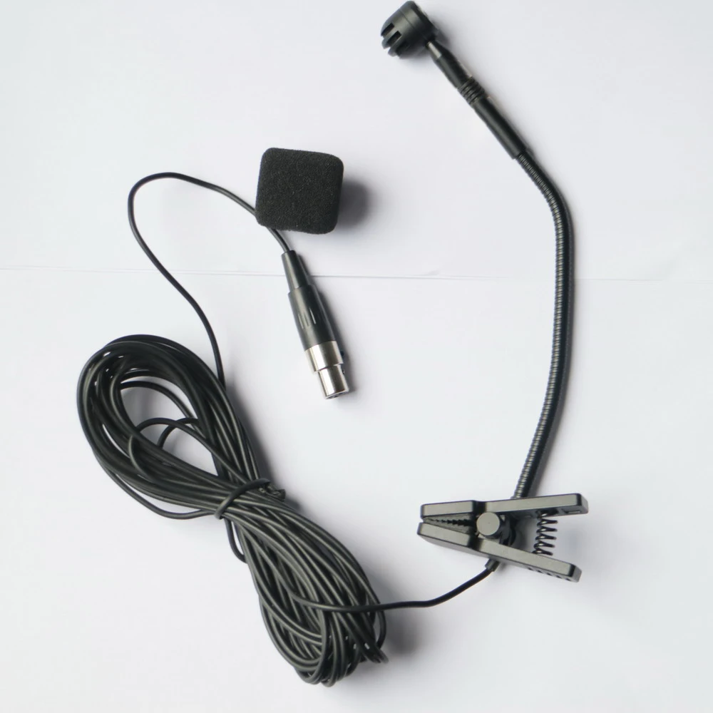 

e800 Cardioid Music Instrument Microphone for Shure AKG Samson Wireless TA4F TA3F mini XLR 3Pin 48V Phantom Power with bag