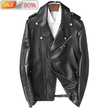 

Genuine Jacket Men Clothes Sheepskin Coat Autumn Winter Leather Jackets Chaqueta Cuero Hombre P-1A-1210A ZLA91