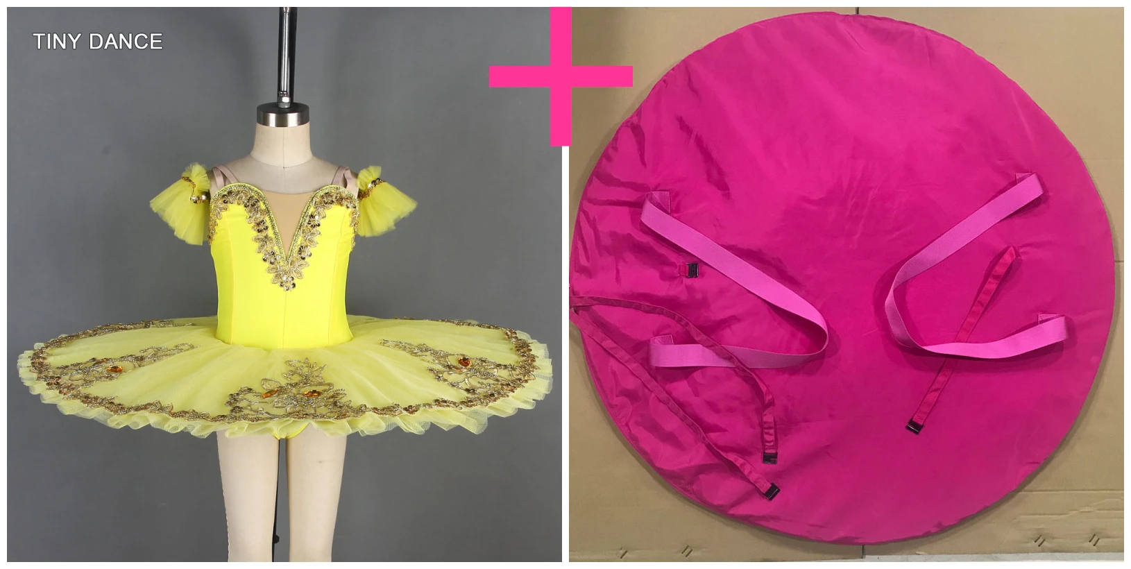 tutu and pink bag Красная плиссированная пачка, предварительно профессиональный костюм с юбкой-пачкой, жесткая Тюлевая Репетиционная пачка для девочек и женщин, одиночное платье BLL013 - Цвет: tutu and pink bag