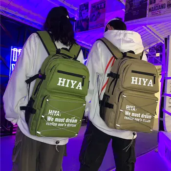 

Large Capacity Men Backpack Women School Bags for Teenage Casual Cool College Bagpack Oxford Black High School Back Pack Big New
