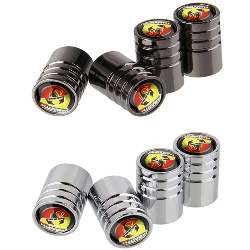 

Car Accessories Auto Wheel Tire Valve Stem Caps for Fiat Abarth 131 595 695 500 Punto Stilo Bravo Ducato Zerocento Linea Doblo