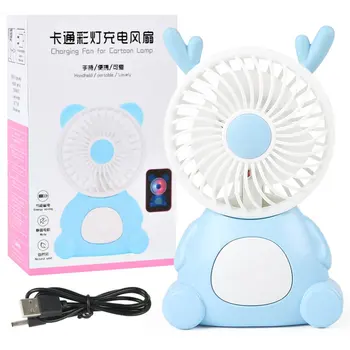 

Mini Handheld Fan Personal Portable Table Fan with USB Rechargeable Battery Operated Cooling Folding Electric Fan