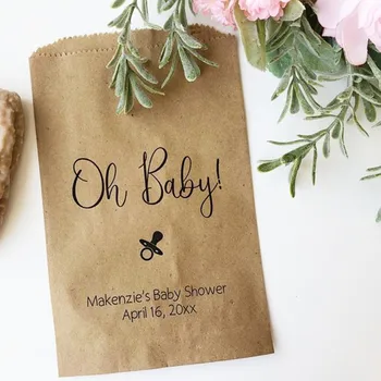 

Custom Baby Shower Favor Bags, Baby Boy, Girl Baby Shower Donut Bags,Doughnut Favors, Baby Shower Treat Bags, Bags for Doughnuts