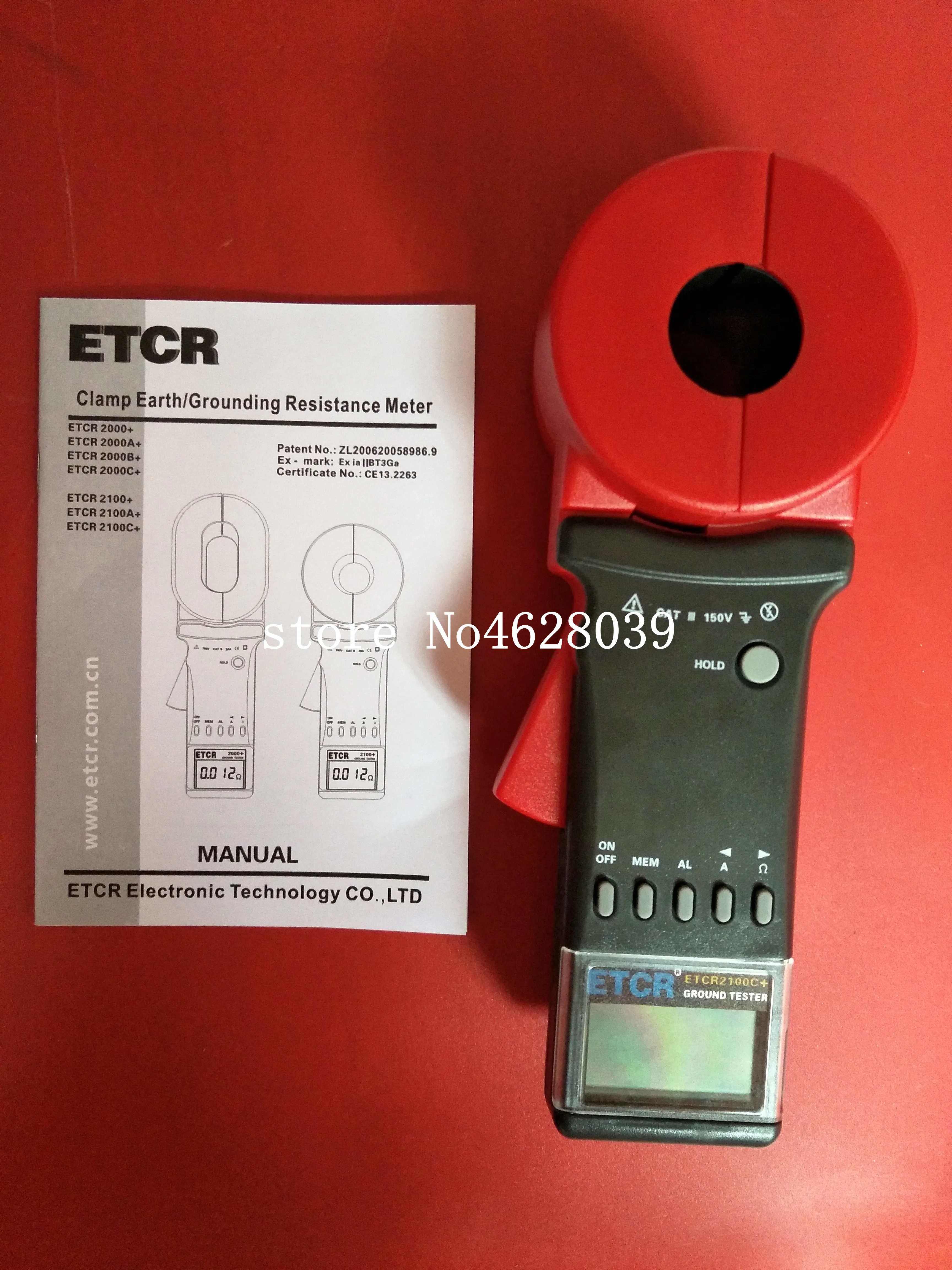 CE ETCR2100C + стробоскопический тестер 0 01 1200 32 мм ма а высокое качество|Испытательное