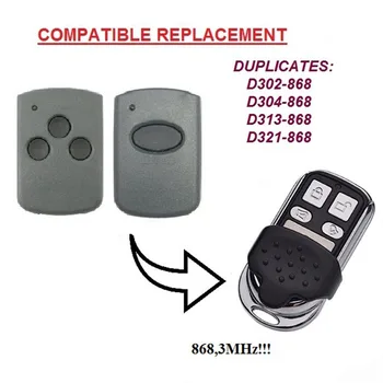 

The garage door for D321-868,D313-868 duplicator fixed code remote 868mhz.