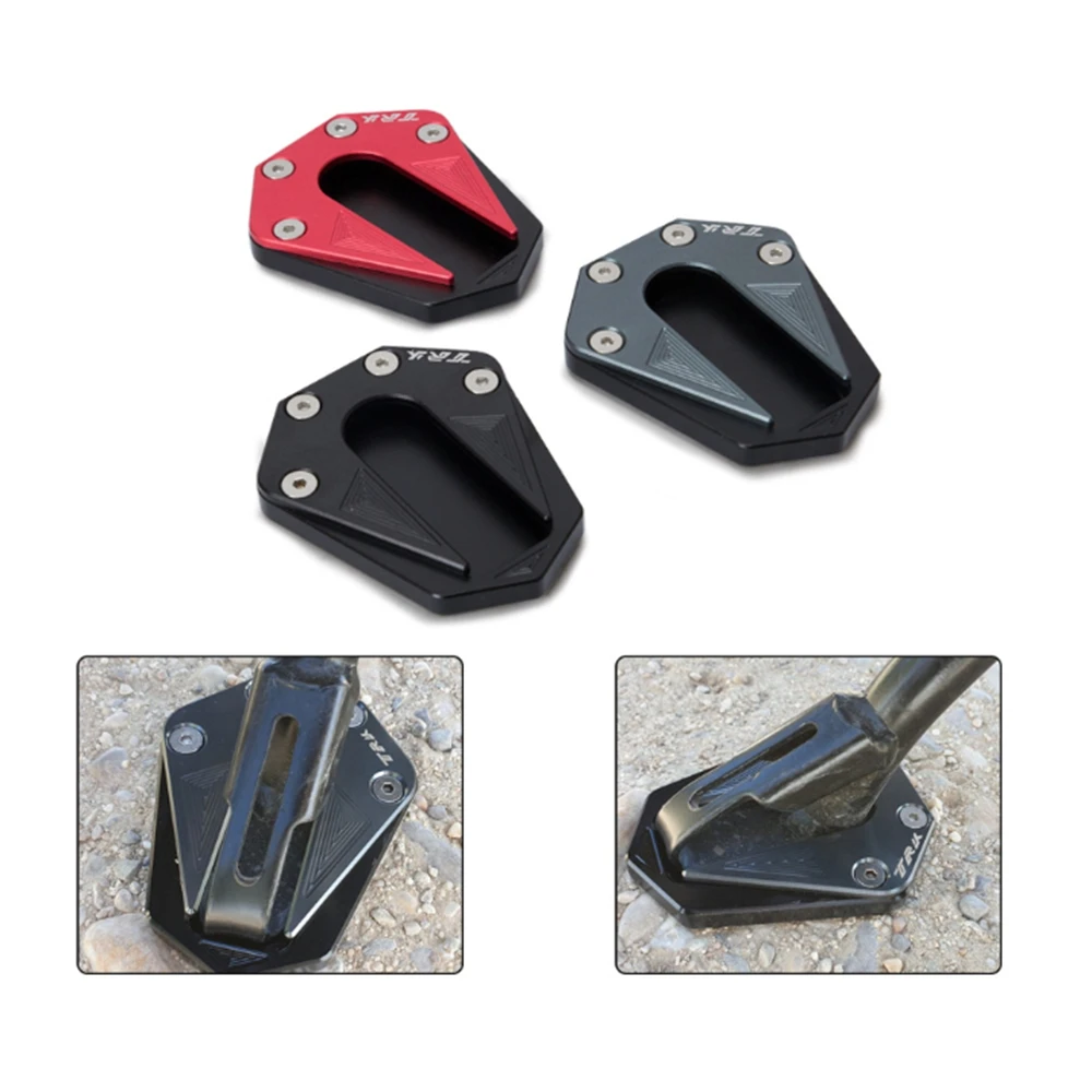 

For Benelli TRK 502 Motorcycle CNC Aluminum Foot Kickstand Extension Pad Plate Side Stand Enlarger For Benelli TRK 502 2017-2018